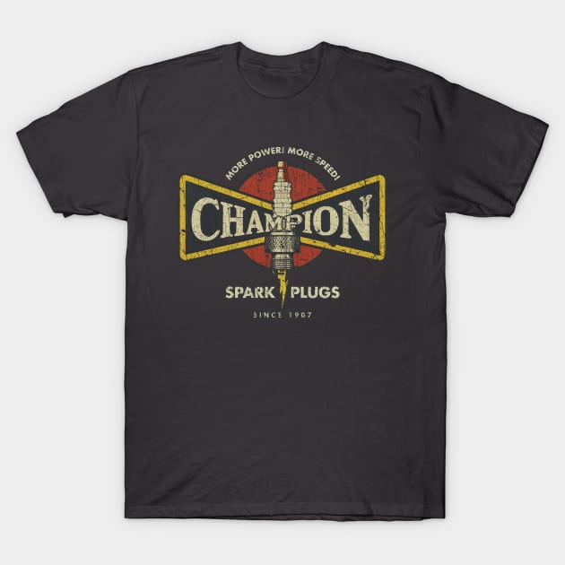 Champion More Power More Speed 1907 T-Shirt by JCD666